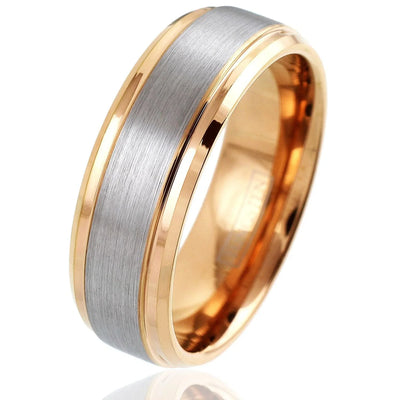 The Charm of Colored Tungsten and Titanium Rings for Men's Wedding Bands