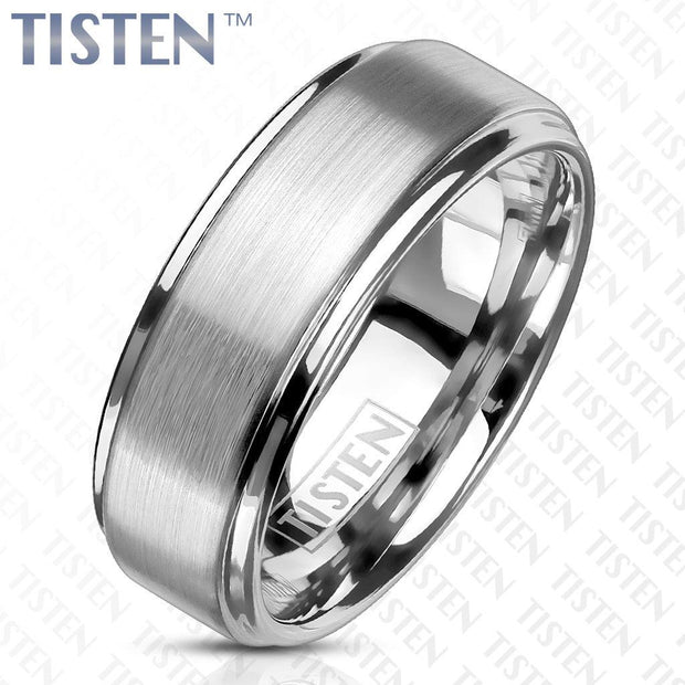 TISTEN BRUSHED MEN'S 8MM WEDDING RING