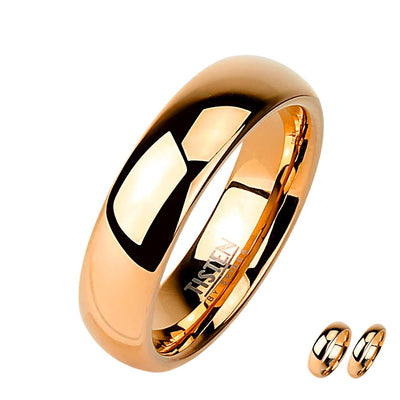 TISTEN ROSE GOLD MEN'S 4MM RING