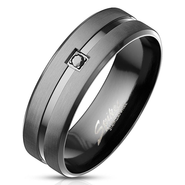 Zeek Steel Wedding Ring